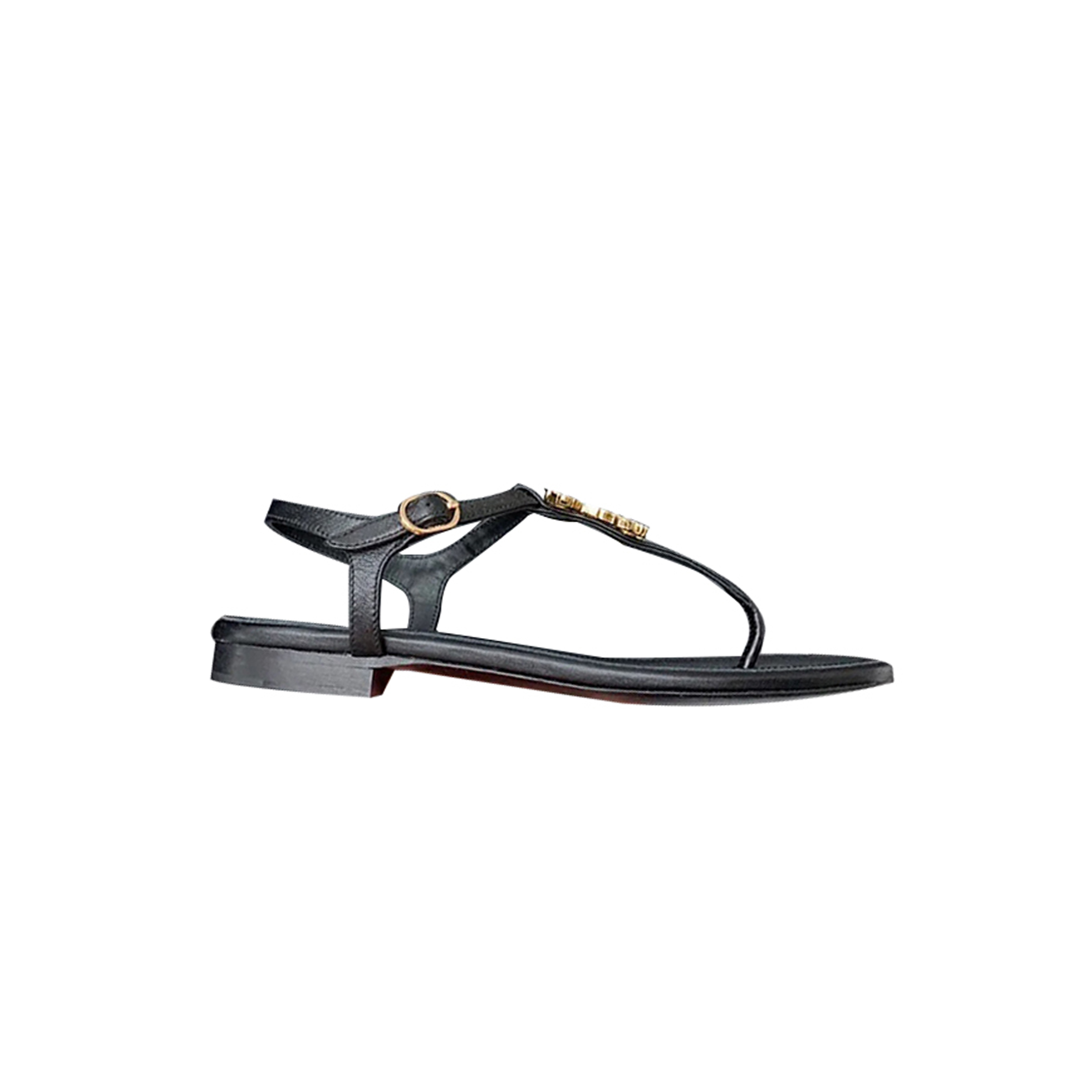 CHANEL SHEEPSKIN LEATHER WOMEN’S SANDALS BLACK